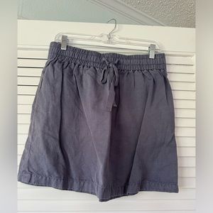 J Crew Paperbag Skirt in Navy